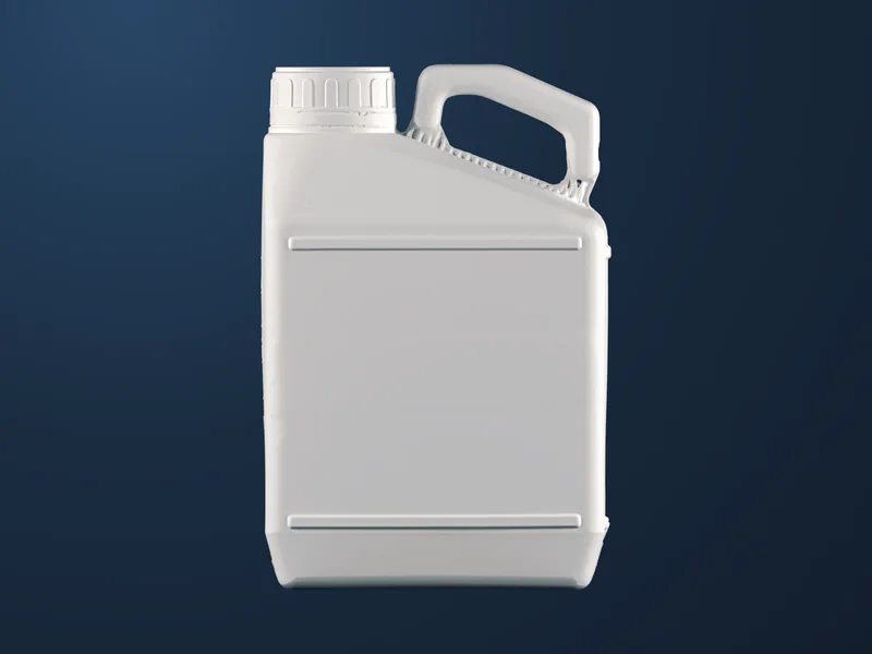 JE5000 jerrycan, front elevation (3D render)
